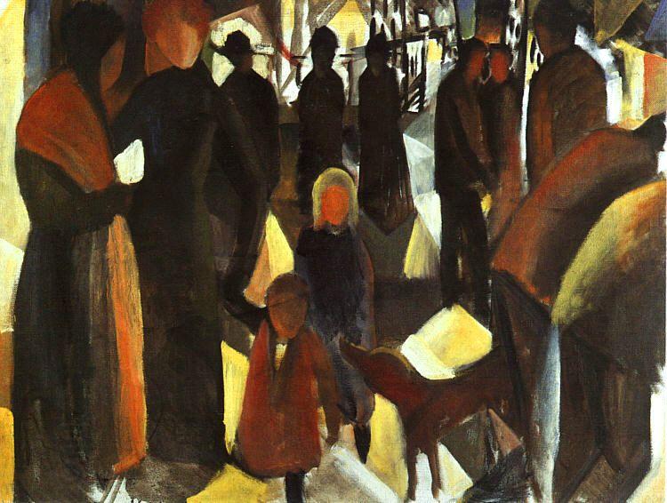 August Macke Leave Taking oil painting picture